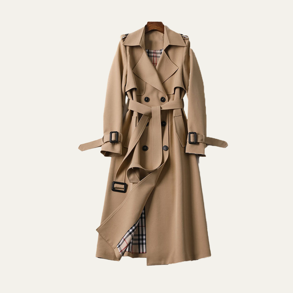 Women’s Classic Belted Trench Coat