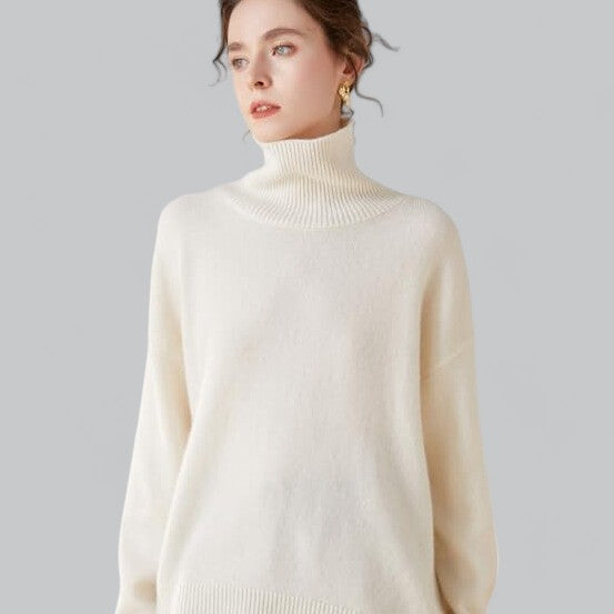 Women's Classy Sweater Turtle Neck Pullover