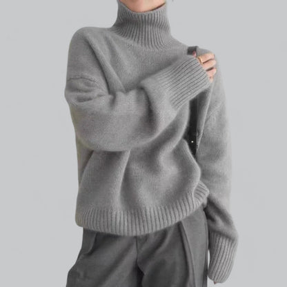 Women's Classy Sweater Turtle Neck Pullover