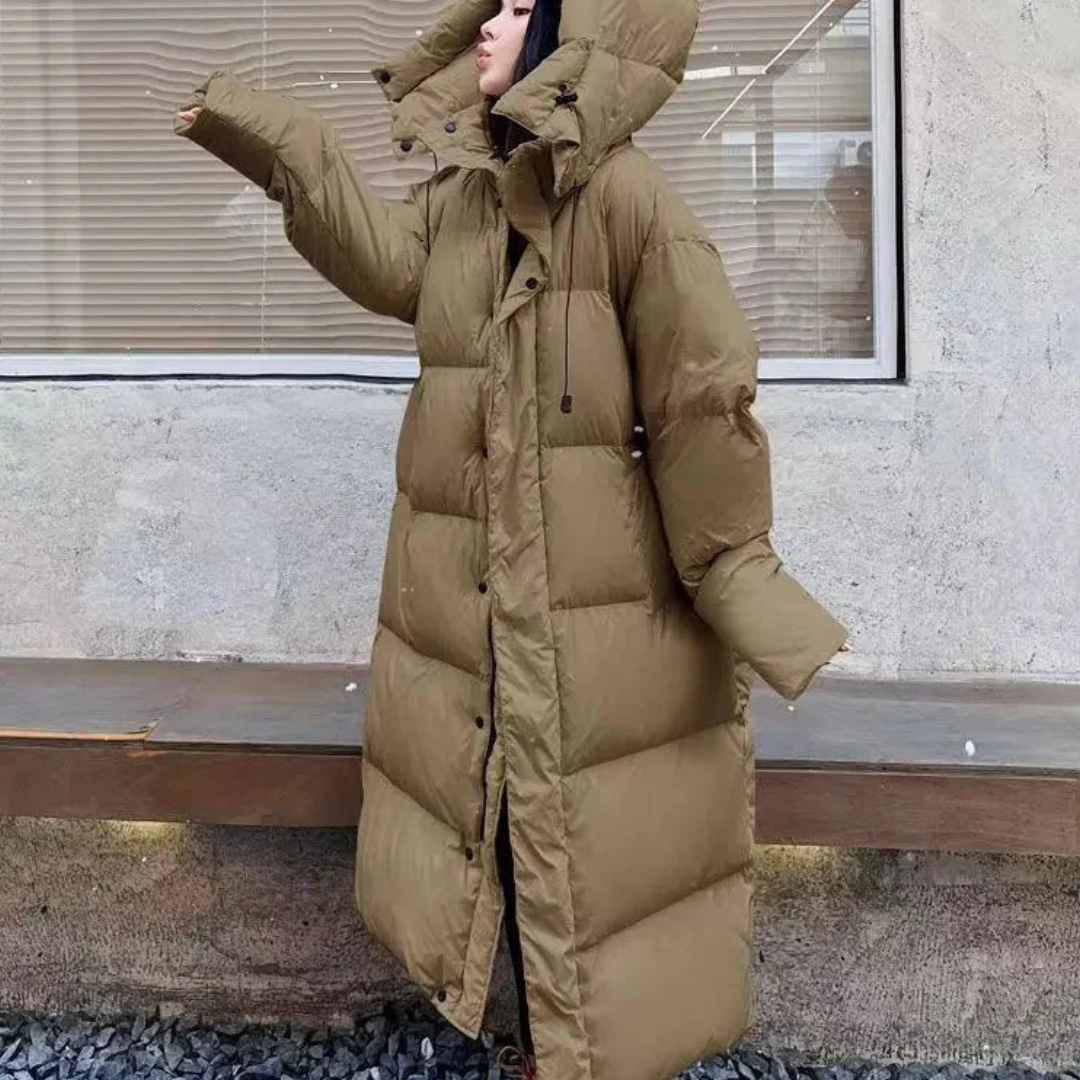Savannah | Insulated Long Puffer Jacket for Women’s Winter Warmth