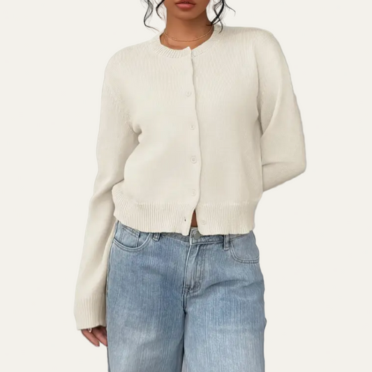 Women’s Classic Cropped Knit Cardigan