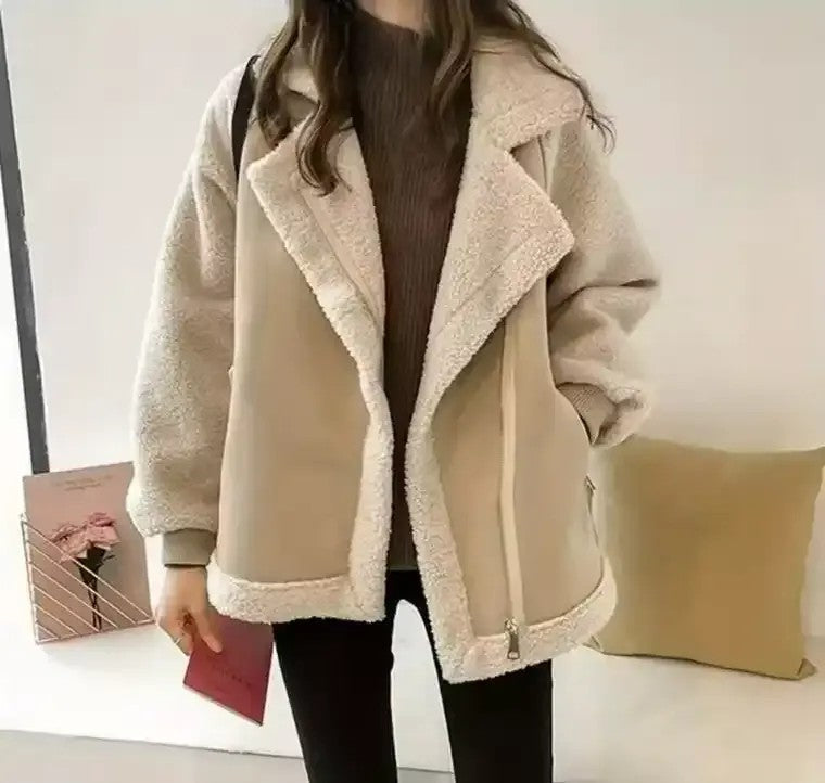 Short Two Tone Women's Jacket - BritishElegance