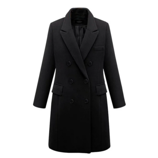 Women’s Double-Breasted Short Peacoat