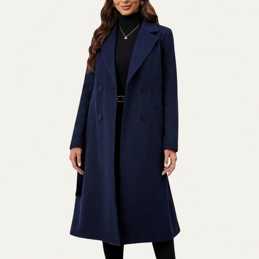 Women’s Timeless Tailored Long Overcoat