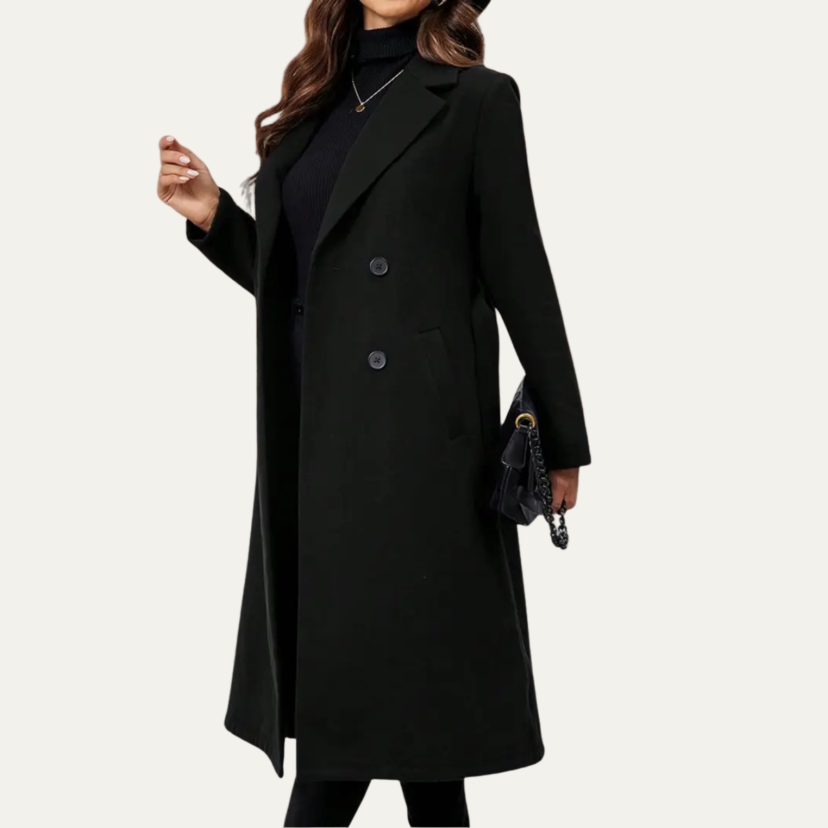 Women’s Timeless Tailored Long Overcoat