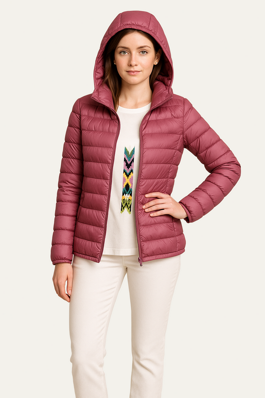 Women’s Long Hooded Heavy Puffer Coat