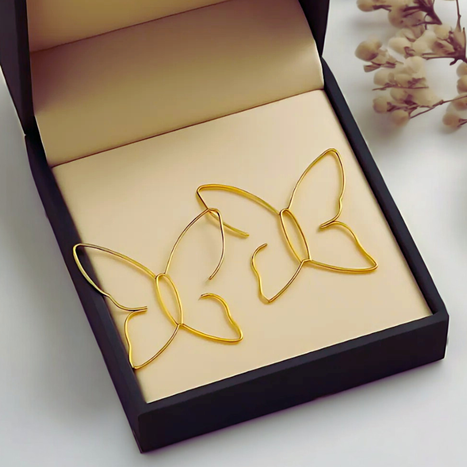 Delicate Butterfly Shaped Earrings for Women - BritishElegance