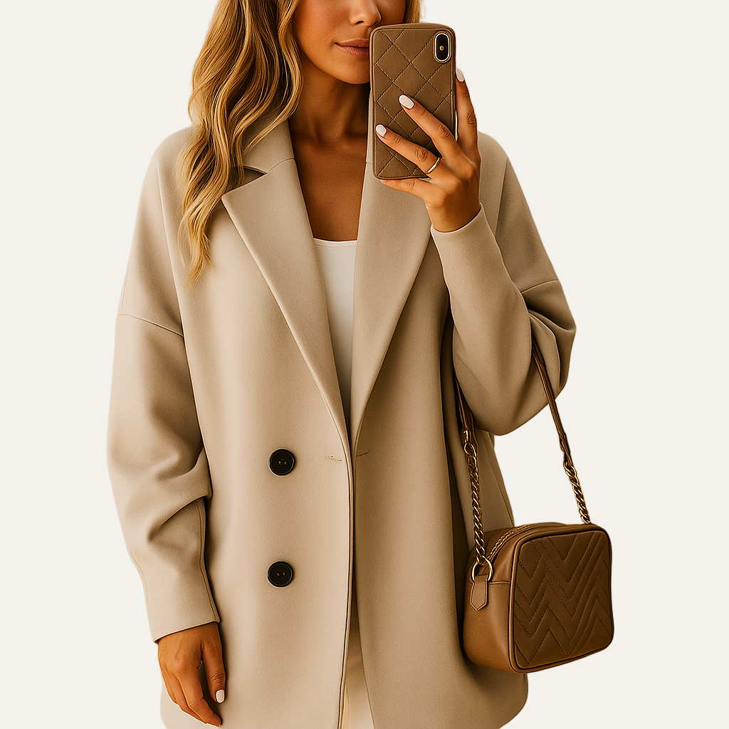 Women’s Elegant Fit Cropped Snap Button Bomber Jacket