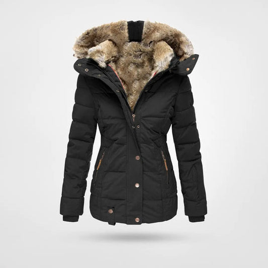 Women’s Faux Fur Hooded Puffer Jacket