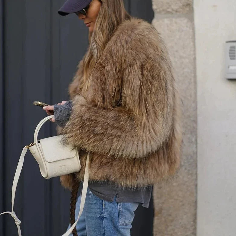Aria | Trendy Women's Faux Fur Fashion Coat