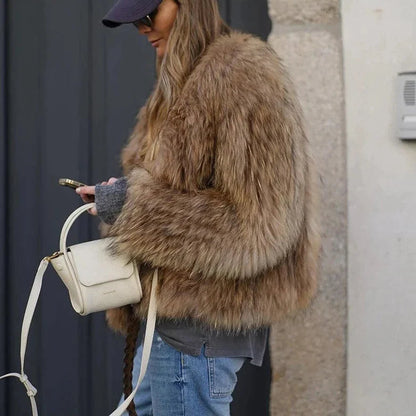 Aria | Trendy Women's Faux Fur Fashion Coat