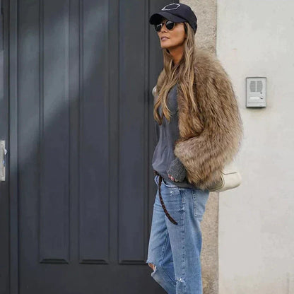 Aria | Trendy Women's Faux Fur Fashion Coat