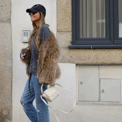 Aria | Trendy Women's Faux Fur Fashion Coat
