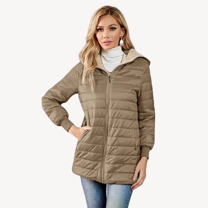 Women’s Hooded Warm Cotton Fur Coat