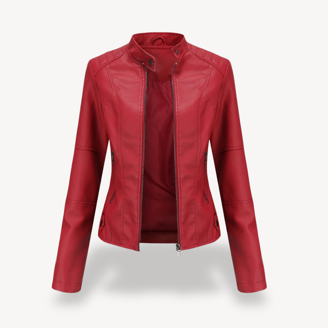 Women’s Classic Leather Biker Jacket