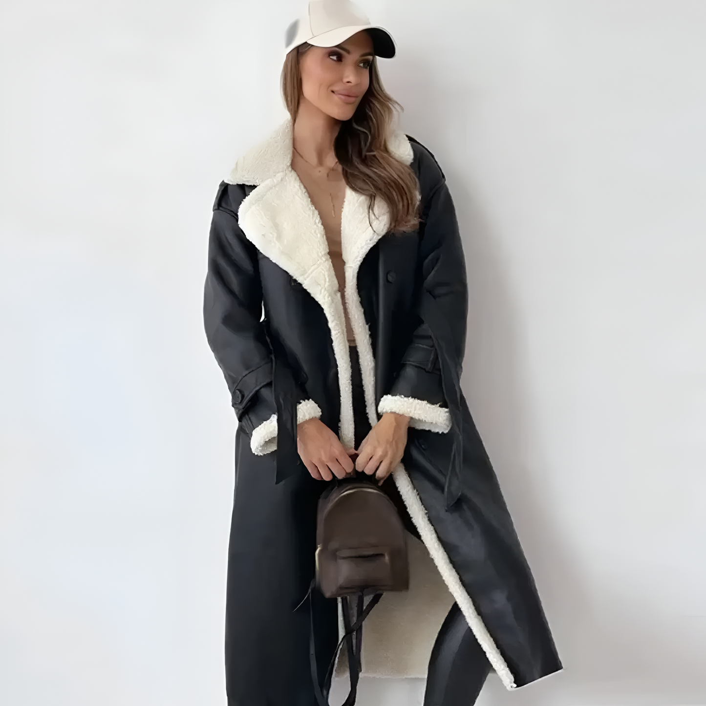 Warm Faux Fur Lined Winter Teddy Jacket - BritishElegance