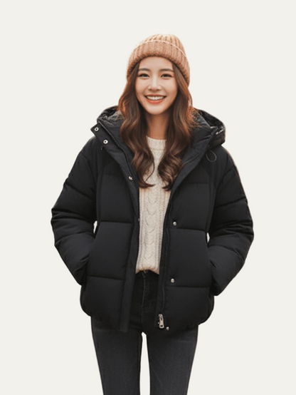 Women’s Oversized Cropped Puffer Jacket