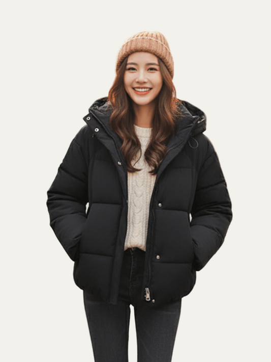 Women’s Oversized Cropped Puffer Jacket