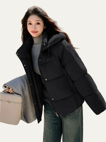 Women’s Oversized Cropped Puffer Jacket
