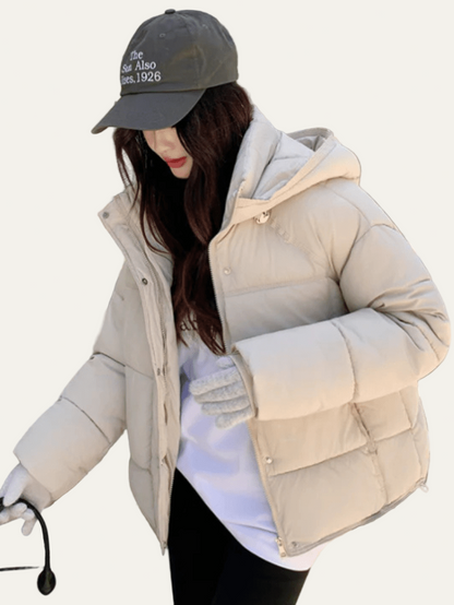 Women’s Oversized Cropped Puffer Jacket