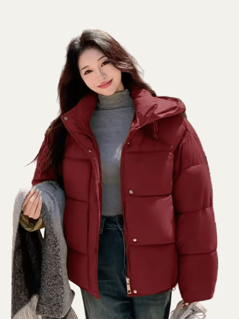 Women’s Oversized Cropped Puffer Jacket