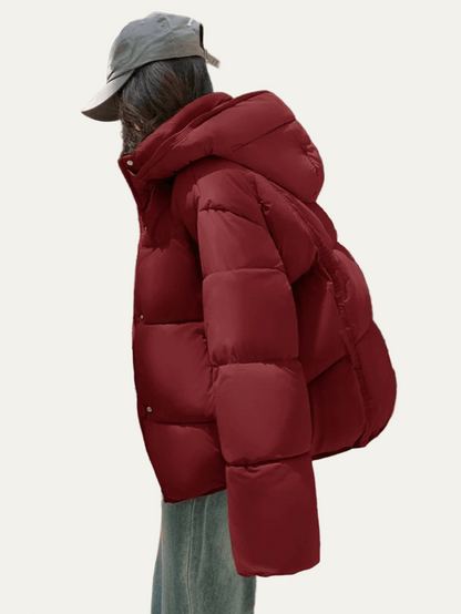 Women’s Oversized Cropped Puffer Jacket