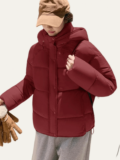 Women’s Oversized Cropped Puffer Jacket