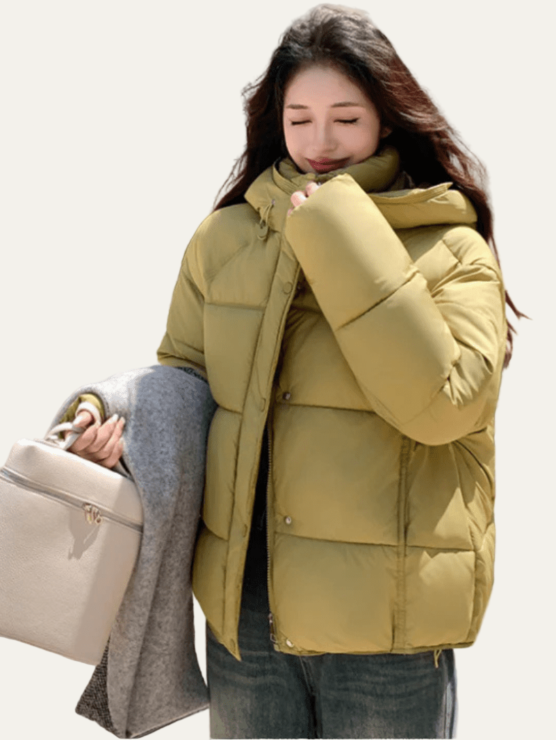 Women’s Oversized Cropped Puffer Jacket