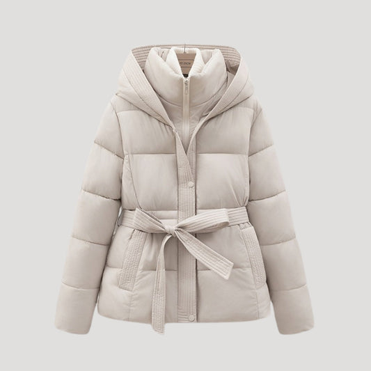 Women’s Quilted Cropped Hooded Puffer Jacket