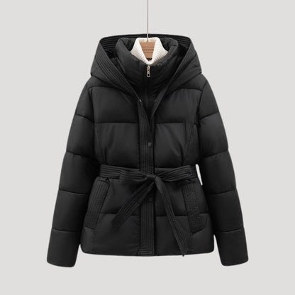 Women’s Quilted Cropped Hooded Puffer Jacket