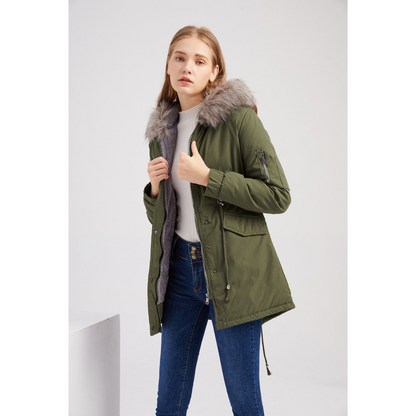Caira | Women's Warm Hooded Parka Winter Jacket