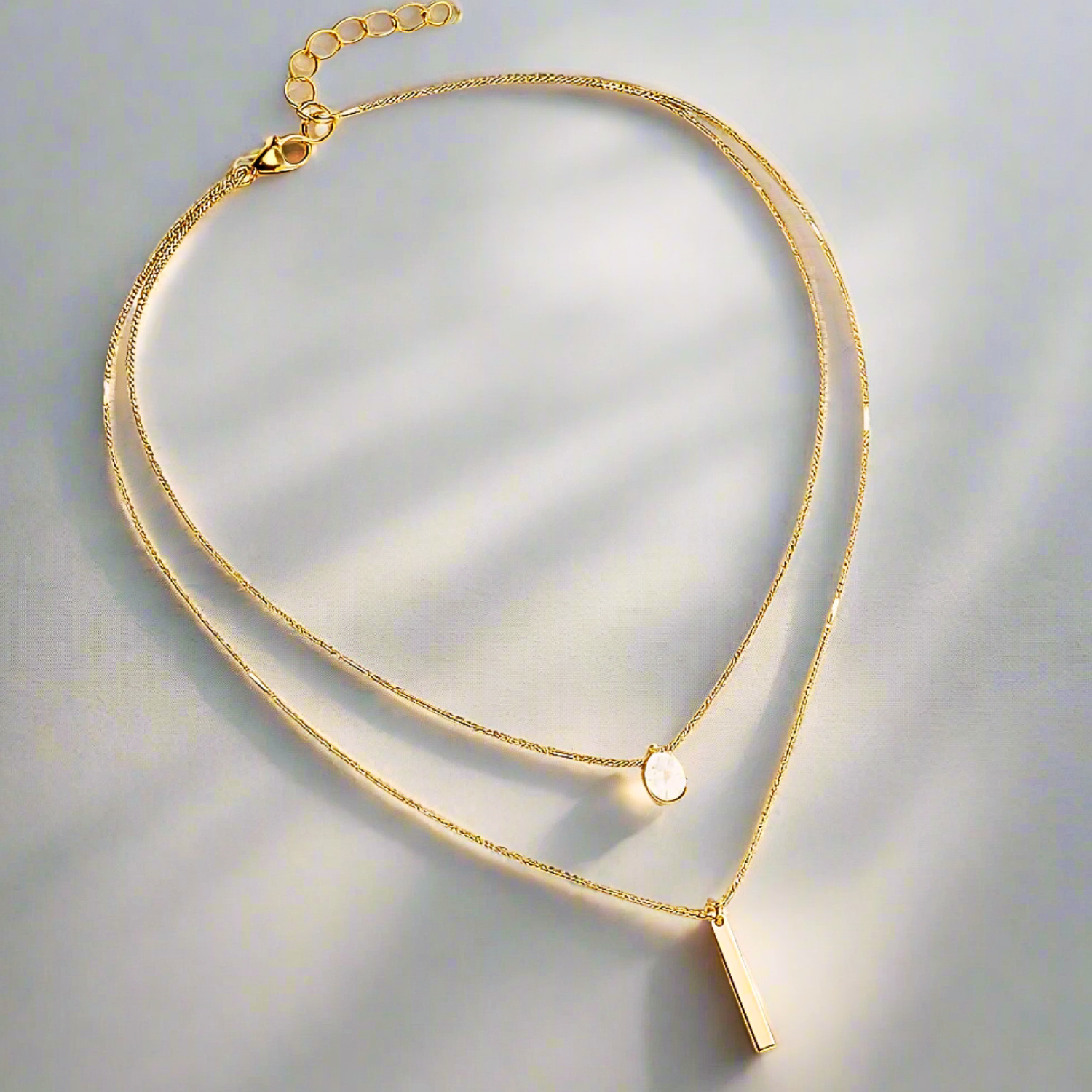 Fashionable Multi Layer Chain Necklace - BritishElegance