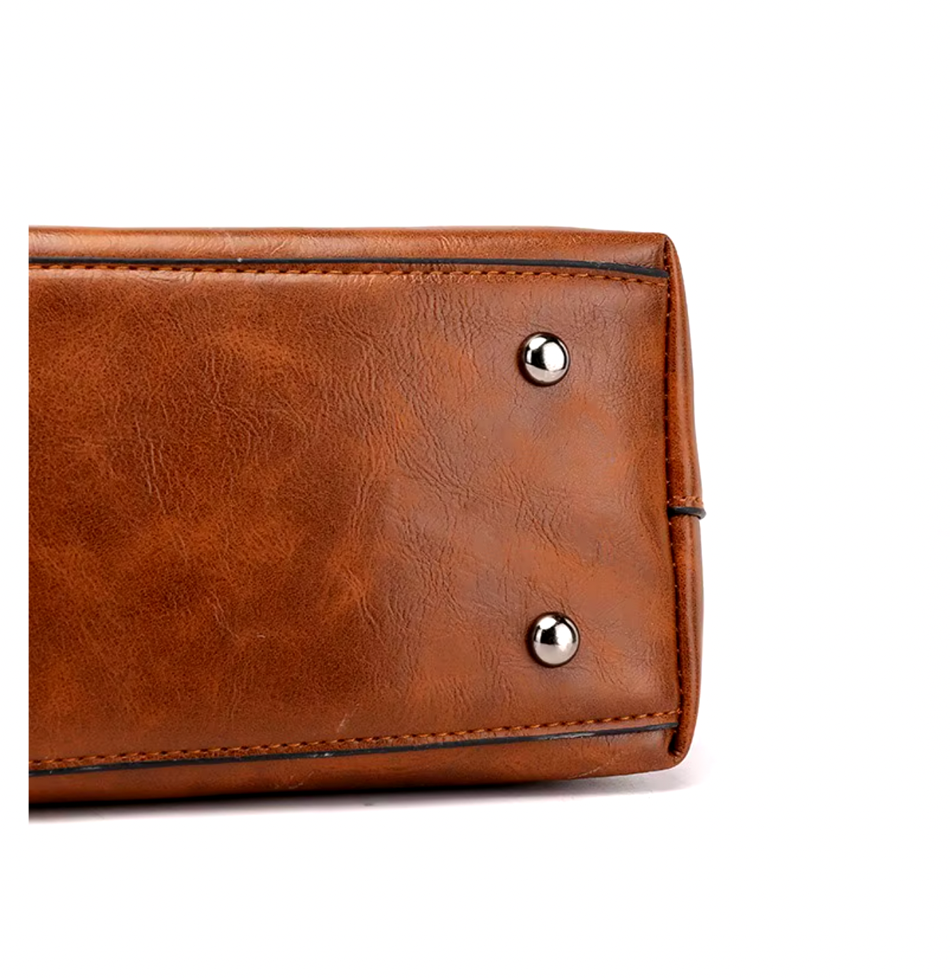 Women’s Leather Handbag Multi-Pocket Shoulder Bag Vintage Style