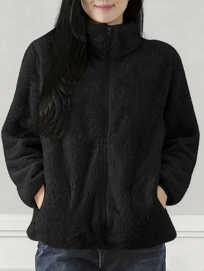 Women’s Plush Full-Zip Fleece Jacket