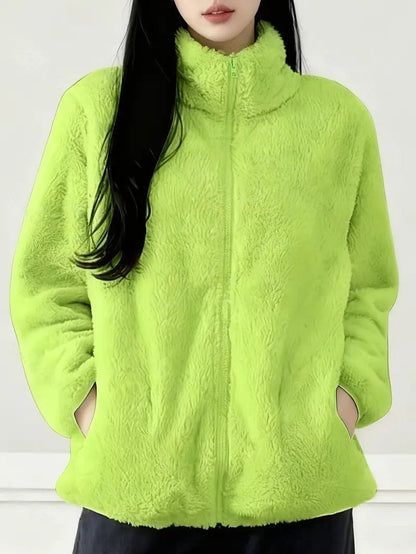 Women’s Plush Full-Zip Fleece Jacket