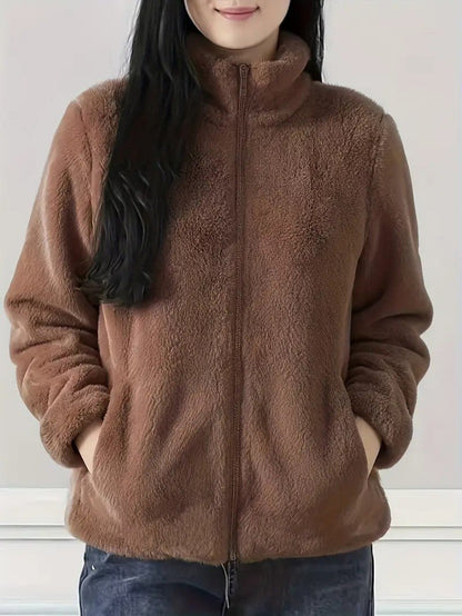 Women’s Plush Full-Zip Fleece Jacket
