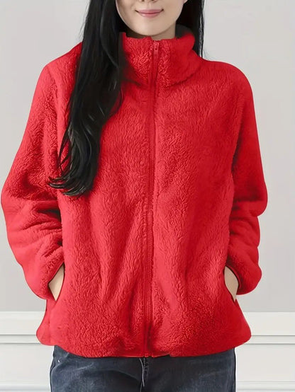 Women’s Plush Full-Zip Fleece Jacket
