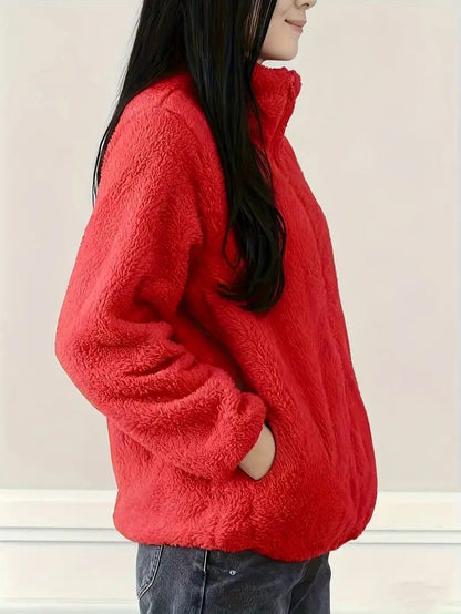 Women’s Plush Full-Zip Fleece Jacket