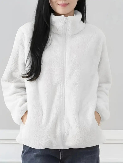 Women’s Plush Full-Zip Fleece Jacket