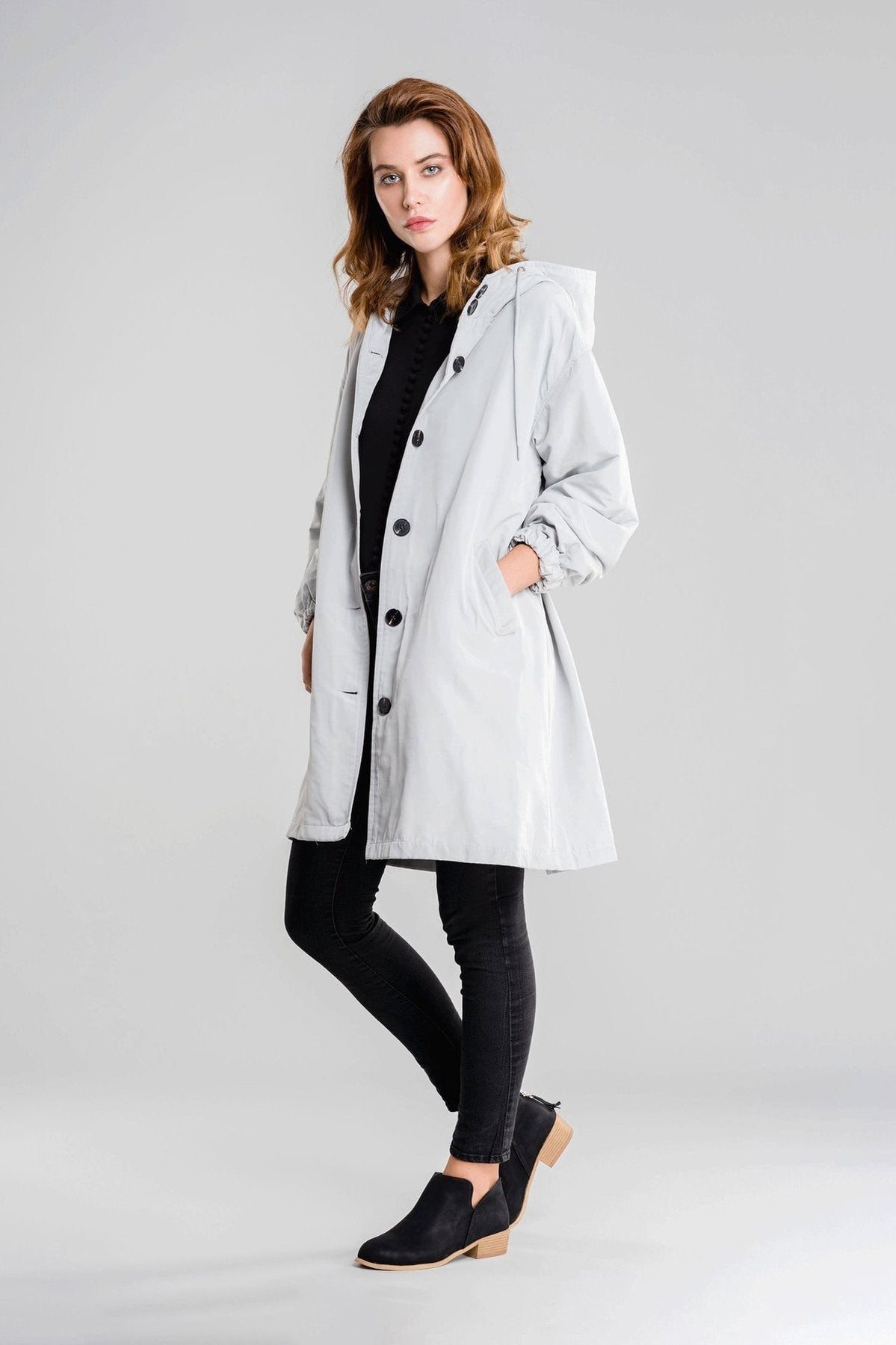 Women’s Hooded A-Line Raincoat