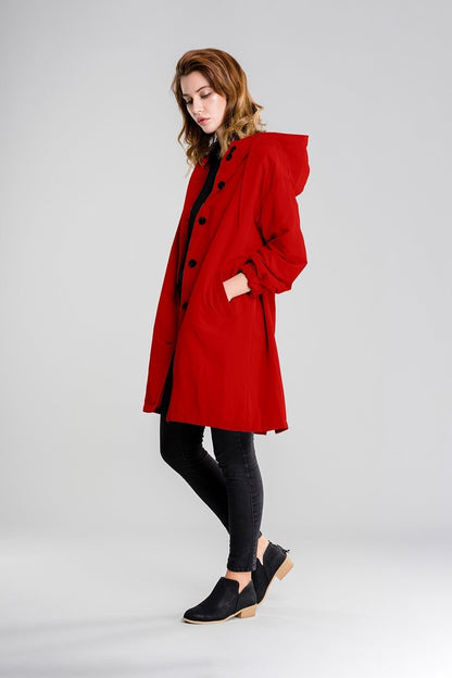 Women’s Hooded A-Line Raincoat