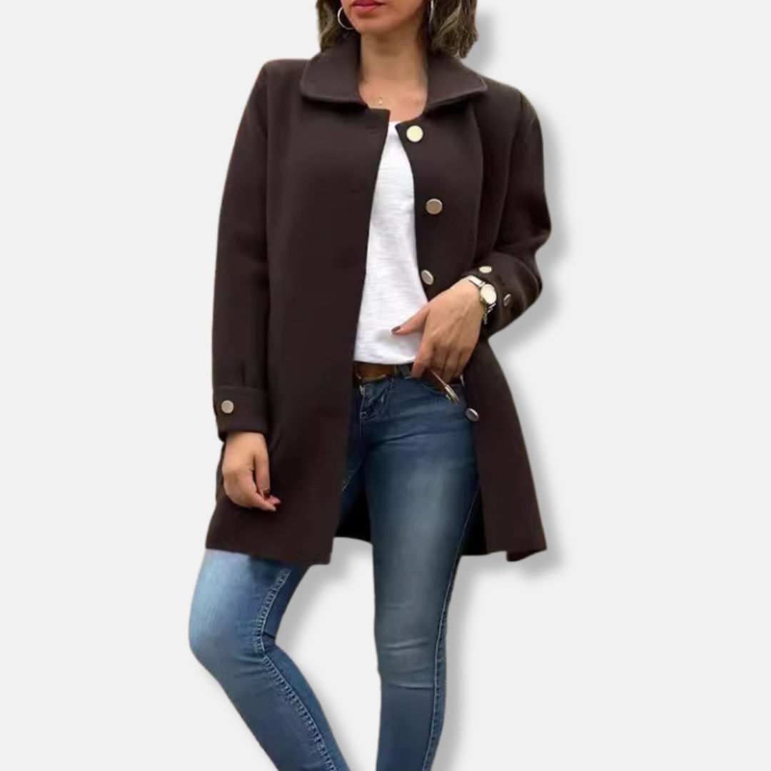 Women’s Elegant Mid-Thigh Coat