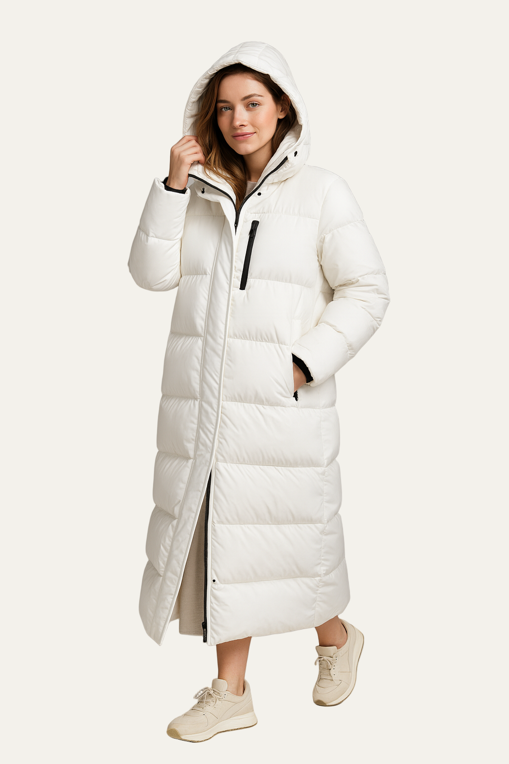Women’s Oversized Hooded Maxi Puffer Coat