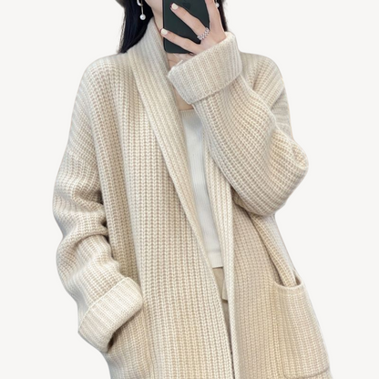 Women’s V-Neck Knitted Sweater Jacket