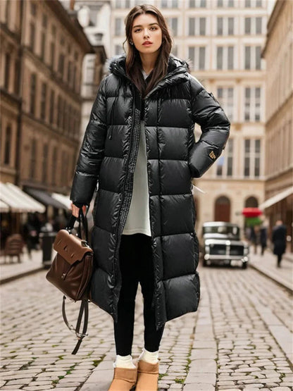 Women’s Oversized Quilted Maxi Parka