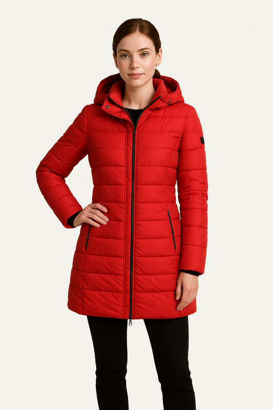 Women’s Faux Fur Lined Hooded Puffer Coat