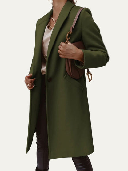Women’s Tailored Single-Breasted Coat