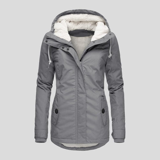 Warm Waterproof Women's Parka Hooded Winter Coat - BritishElegance