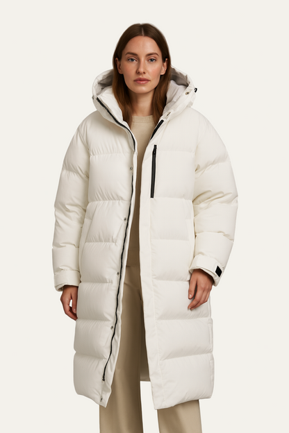Women’s Oversized Quilted Long Puffer Coat