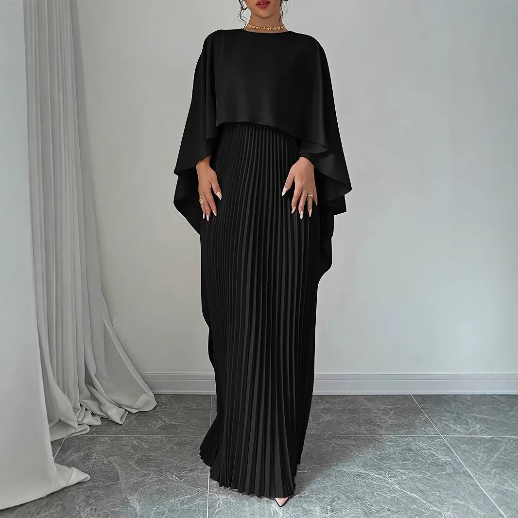 Women's Flowy Long Sleeve Maxi Dress